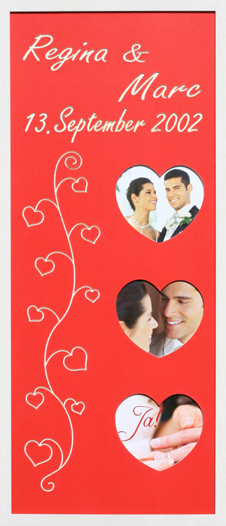 Hochzeit Herzen Lang