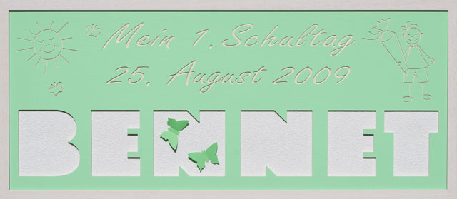 Mein erster Schultag Junge
