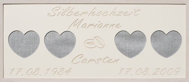 Hochzeit mit Herzen