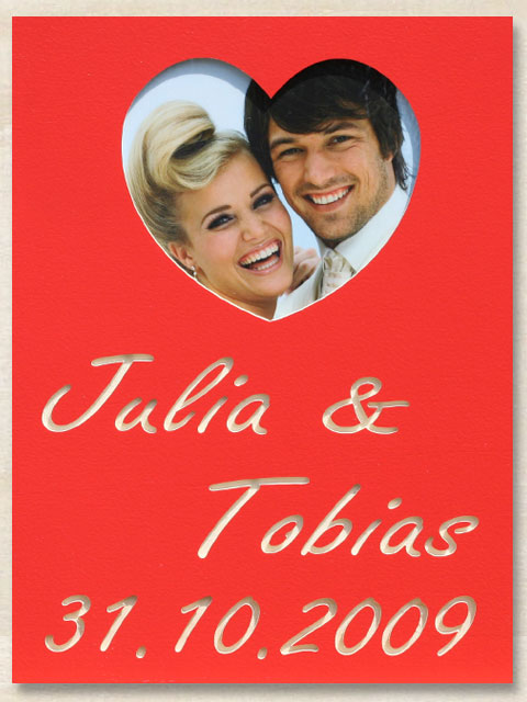 Mein Foto Bild klein Hochzeit mit Datum